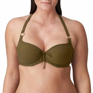 NEW PRIMA sahara full cup bikini top in olive